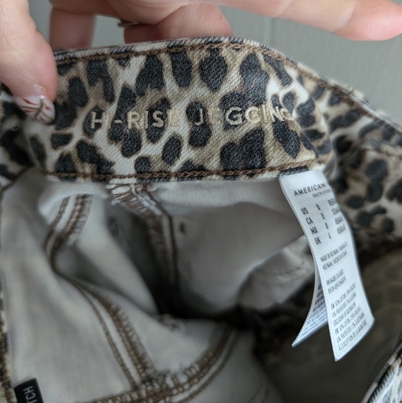 American Eagle Cheetah Hi Rise Jeggings - Picture 8 of 9